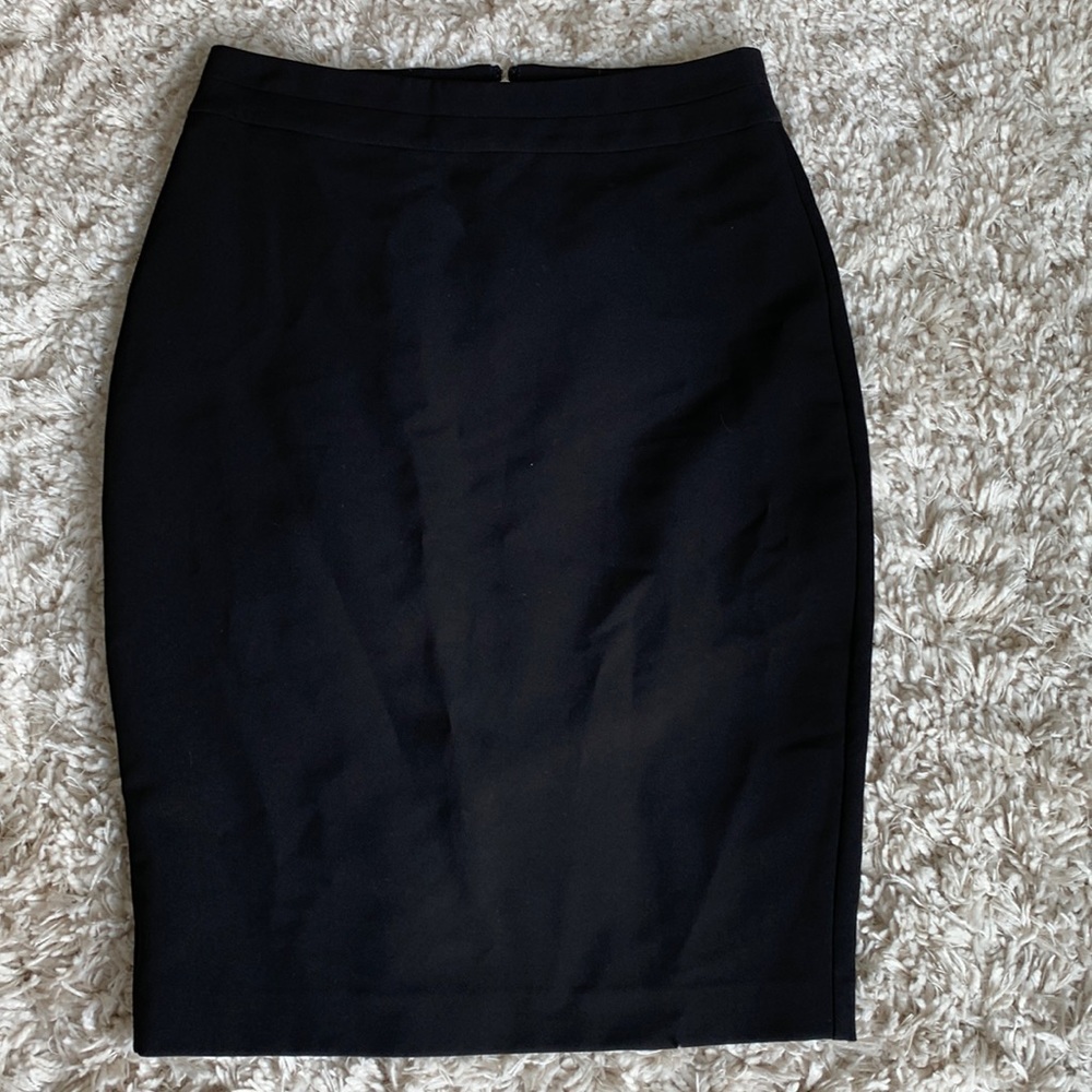 Black Easy Care Skirt